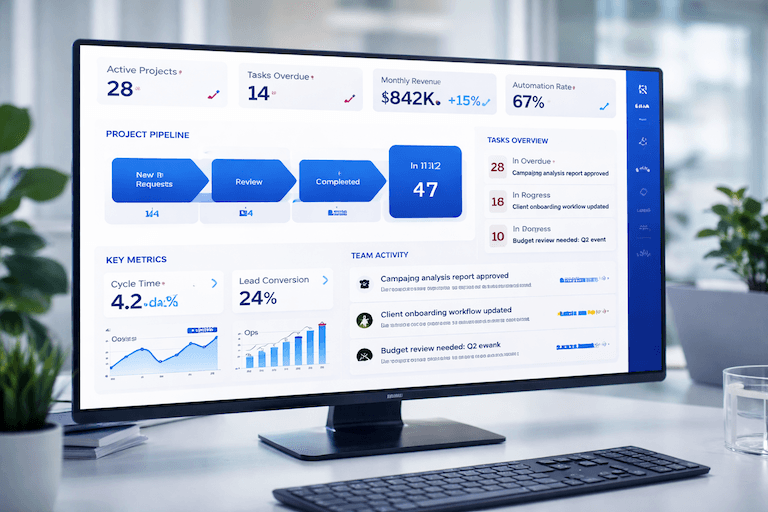 Real-time operations dashboard